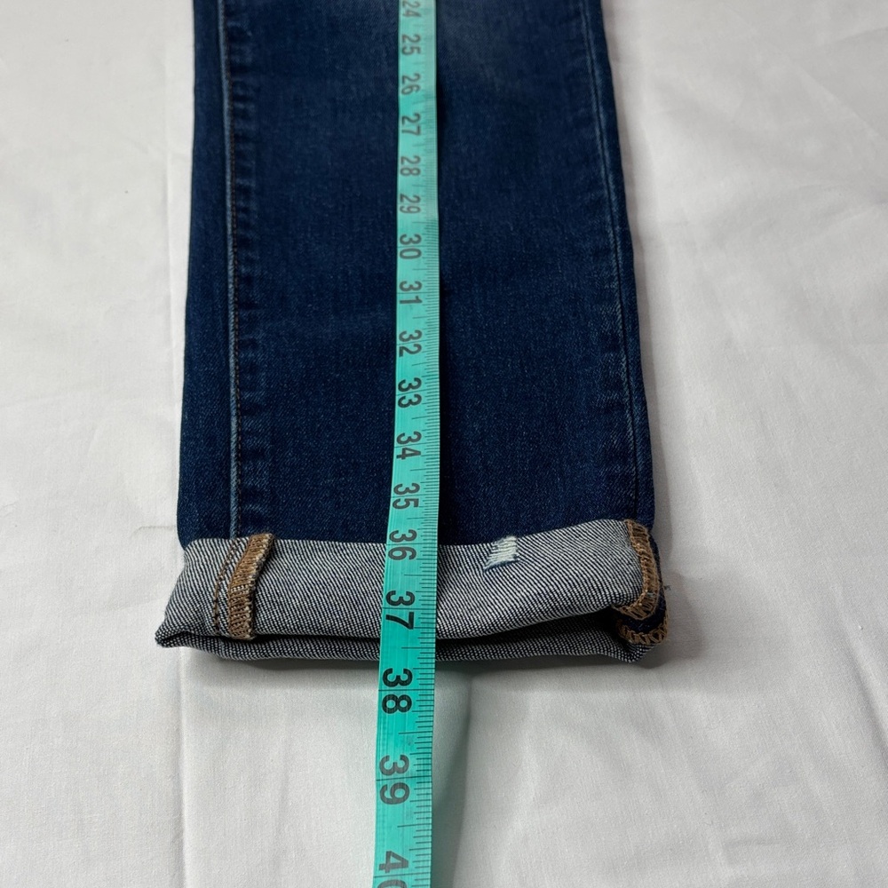 👖VERVET Flying Monkey High Rise Mom Jeans Size 25 Distressed Knee Cuffed NWT👖 - Picture 14 of 15